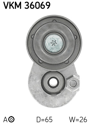 Натяжитель ремня, клиновой зубча - VKM 36069 SKF